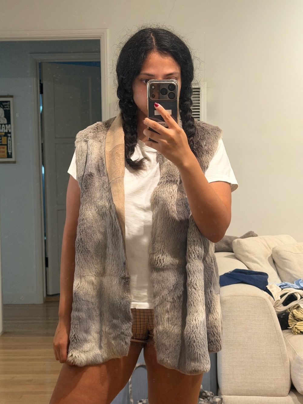 Real Rabbit Fur vest - Picture 3 of 4